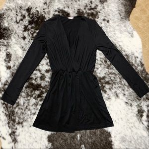 Little Black Wrap Dress